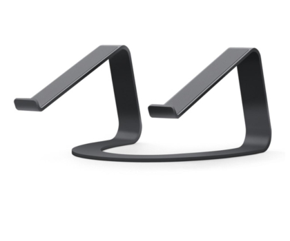 Podkładka chłodząca pod laptopy Twelve South Curve aluminiowa podstawka do MacBook czarny IPTSCURV